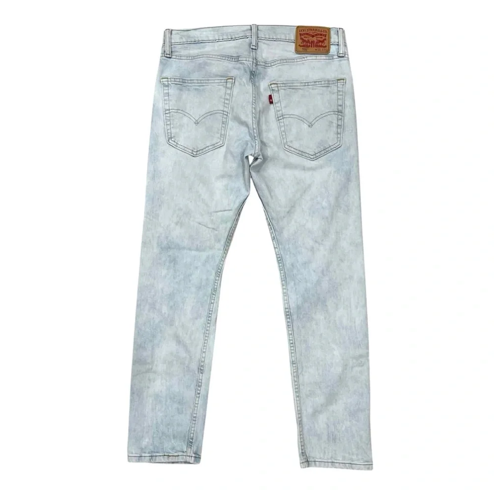 Vintage Levi’s 502 Straight Leg Taper Fit Bleach Wash Jeans 31x30